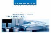 THERMO- TGA 1600 GRAVIMETRIC ANALYZER - LINSEIS · PDF filemetry(DSC) “A technique in ... tive and easy to use solution. With its modular ... • Thermocouple break protection •