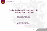 Radio Technical Evolution in the Finnish SDR · PDF fileFinnish SDR Program ... SOLDIERS NODE, PHONE 2016 SDR HANDHELD 2018 BMS ... Petteri Kuosmanen, Defence Command J6 FIN SDR Program