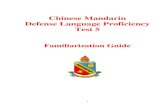 Chinese Mandarin Defense Language Proficiency Test 5dliflc.edu/wp-content/uploads/2014/04/CM-Fam-Guide_MC_CBT2.pdf · Introduction . This Familiarization Guide is designed to provide