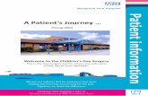 A Patient’s Journey - Musgrove Park  · PDF fileA Patient’s Journey ... put on his hands too, just like Ernie. ... Children's Day Surgery Storyboard_Fergus - young child