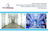 India’s Largest Integrated Temperature Controlled ...snowman.in/wp-content/uploads/2015/11/Q1-FY17.pdf · India’s Largest Integrated Temperature Controlled Logistics Service ...