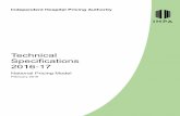 National Pricing Model Technical Specifications 2016-17 · PDF fileNational Pricing Model Technical Specifications ... for block funding, 16 of these ... Pricing Model Technical Specifications