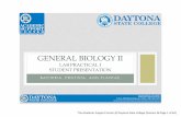 GENERAL BIOLOGY II - Daytona State College · PDF fileThe Academic Support Center @ Daytona State College (Science 36 Page 1 of 64) BACTERIA, PROTISTA, AND PLANTAE GENERAL BIOLOGY