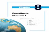 Coordinate geometry - Haese Mathematics · PDF fileChapter 8 Coordinate geometry Contents: A B C D E F G H Distance between two points Midpoints Gradient Rates Vertical and horizontal