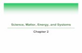 Science, Matter, Energy, and Systems Chapter 2 · PDF fileScience, Matter, Energy, and Systems Chapter 2. ... 2-1 What Is Science? ... Concept 2-4A When energy is converted from one