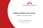 MiCOM P220 - Schneider Electricmt.schneider-electric.be/OP_MAIN/Micom/MiCOM-P220... · Technical Guide P220/EN T/B43 MiCOM P220 Page 1/2 MOTOR PROTECTION MiCOM P220 CONTENT Safety