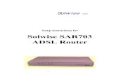 Quick setup instructions for Asus AAM6000EV ADSL Router · PDF file discard ... TX Flashing Transmitting data to ADSL link ... 10Base-T Ethernet interface connect to PC or HUB for