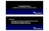HC19.21.730.Fulcrum’s FocalPoint II - A 300nS, 240 Gb-s ... · PDF fileFocalPoint II A 300nS, 240 Gb/s switch/router ... Ethernet Assumption: ... Discard LAG QOS Triggers Port Mask