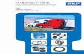 SKF Bearings and Seals Catalog 457601 Supercedes 457601, Dated 2008 SKF Bearings and Seals Heavy duty truck wheel end components Includes applications, specifications and interchanges