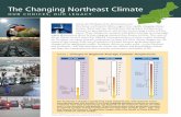 The Changing Northeast Climate · PDF filel the changing northeast climate northeast climate l day summer in South Carolina by the end of the century, while summers in New Hampshire