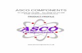 ASCO COMPONENTS Components 2007 catalogue.pdf · standard nylon 6 bobbins lamination type : ei 40-13 1ph bobbin ref bobbin stack limb x stack x winding length winding depth available