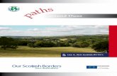 around Duns - Scottish Borders Council · PDF filePaths Around Duns Duns from Duns Law ... through to Gavinton and Fogo along pleasant minor roads. ... moors and hills. Each route
