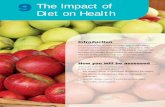 9 The Impact of Diet on Health - Pearson  · PDF file9The Impact of Diet on Health ... The aim of the unit is to help you to develop your knowledge and understanding of nutrition