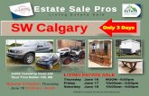 Living Estate Sale SW Calgary Only 3 Daysfiles.ctctcdn.com/e2828dea001/645fe8fe-a311-4f3d-aa1… ·  · 2016-06-14Living Estate Sale Estate Sale Pros ... 6’x8’ with removable