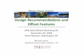 Design Recommendations and Offset Features - EPRIeea.epri.com/pdf/ghg-offset-policy-dialogue/workshop03/E230966... · Design Recommendations and Offset Features ... Hotel Monaco,