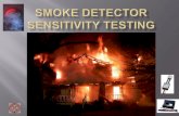 SMOKE DETECTOR SENSITIVITY TESTING - CFAA ALARM ARTICLES AND RESEARC… · Standard = BS 5839 Part 1 ... Where smoke detector sensitivity testing is not done in conformance with Clause