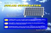 Build Your Own - Build-It- · PDF fileBuild Your Own 45 Watt Solar Panel ... Or power a full size refrigerator. ... And even small solar can make a large difference for a brighter