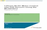 56F8013BLDCUG, 3-Phase BLDC Motor Control with Hall ... · PDF fileSpeed / Torque Gradient ... 3-Phase BLDC Motor Control with Hall Sensors using ... 56F8013BLDCUG, 3-Phase BLDC Motor