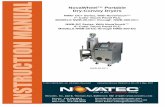 NovaWheel™ Portable ;l Dry-Convey Dryersstatic.novatec.com/uploads/2013/11/NWB-DC-DC-IM-8-May-2017.pdf;l . NovaWheel™ Portable Dry-Convey Dryers . NWB- DC+ Series, With NovaTouch™