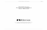 CR:270 Series Sound Level Meters User Manual - Cirrus · PDF fileCR:271 Type 1 Integrating Averaging Sound Level Meter ... The IEC 651 standard now calls these 'S', 'F' and 'I' respectively,
