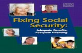Fixing Social Security - National Academy of Social · PDF file · 2017-01-10change with more refined analysis. ... Fixing Social Security: ... In the unlikely event that legislation