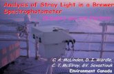 Analysis of Stray Light in a Brewer · PDF fileAnalysis of Stray Light in a BrewerAnalysis of Stray Light in a Brewer Spectrophotometer C. A. McLinden, D. I. Wardle, C. T. McElroy,