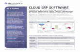 CLOUD ERP SOFTWARE - SSYH Company Brochure.pdf · Acumatica is the only secure cloud- and browser-based ERP solution to offer unparalleled adaptability in functionality, deployment