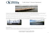 “Lift Out” Dock System - Eagle Docks Docks - Lift-Out Dock Syste… · Our “lift-out” dock system is time-tested for the rigors of northern Minnesota lakes, where rough water,
