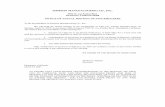 SIMPSON MANUFACTURING CO., INC. · PDF fileSIMPSON MANUFACTURING CO., INC. ... Consideration of and action on a proposal to ratify our Board ... Includes 4,250 shares subject to options