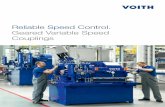 Reliable Speed Control. Geared Variable Speed Couplings · PDF fileOver 10,000 geared variable speed couplings contribute to saving innumerable kilowatt hours of energy. All of this