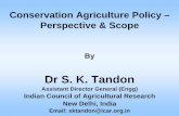 Dr S. K. Tandon Files/A0710/04011.pdf• Late seedling in nursery • Efficient nutrient, water management practices Delayed rice transplanting Late planting of winter crops • Short