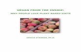 WHY PEOPLE LOVE PLANT-BASED DIETS - a whole …perfectformuladiet.com/wp-content/uploads/2011/02/Vegan-from-the...vegan from the inside: why people love plant-based diets janice stanger,