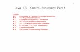 Java 4B – Control Structures: Part 2hunka/vyuka/ProgObj/oop_4/Java_4B.pdf · Java_4B – Control Structures: Part 2 ... import import java.util.Scanner java.util.Scannerjava ...