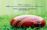 Annual Report 13 - Cricket Australiavmcu.vic.cricket.com.au/files/56/files/AnnualReports/VMCU... · North Metro Region Bill Anderson ... Centenary Chairman in John Toogood along with