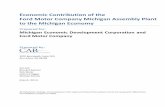 Economic Contribution of the Ford Motor Company · PDF fileEconomic Contribution of the Ford Motor Company Michigan Assembly Plant ... Purpose of this Economic Impact Study ... in