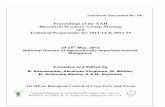 Proceedings of the XXII Biocontrol Workers’ Group Meeting and Technical Programme ... · PDF file · 2013-12-07Biocontrol Workers’ Group Meeting and ... Biological suppression
