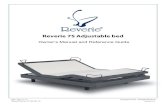 Reverie 7S Adjustable bed - Personal Comfort Of Contents Warranty Information: Please see the warranty that came with your product. Reverie 7S Adjustable Bed 2 Reverie 7S Adjustable