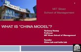 WHAT IS “CHINA MODEL”? - FGV/EPGEepge.fgv.br/chinaconference/docs/what-is-china-model.pdf · What is China Model? ... Case study: Zhejiang ... Business innovations: Alibaba.com,