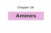 Amines - Faculty Personal Homepage- KFUPMfaculty.kfupm.edu.sa/CHEM/ajhamdan/CHEM202/Chapter 18.pdf · Examples CH (CH 3CH 2) 3N CH 3CH 2NH ... (Hofmann rearrangement ) 1. The first