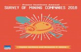Fraser Institute Annual Survey of Mining Companies 2016 · PDF filefraserinstitute.org Survey information The Fraser Institute Annual Survey of Mining Companies was sent to approximately