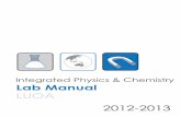 Integrated Physics & Chemistry Lab · PDF fileWelcome to Integrated Physics and Chemistry Lab ... Model Science Lab Report ... Write your hypothesis before you begin the experiment.