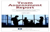 Team Assessment Report - Table Group Team Assessment Report… · Team Assessment Report ... individual ego and recognition will become more important than collective team results.