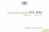 strategicPLAN - Ministry of Education, Arts and Culture ... of Education...in order to achieve the Ministry’s vision, mission and strategic objectives. This blueprint articulates
