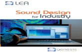 Sound Design for Industry - Vibro-Acousticvibro-acoustic.com/res/DOCpdf/genesisleaeng.pdf · Engine sound design Active sound generation ... Sound for sonar operator training simulator