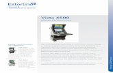 Vista 4500 - Esterline · PDF filean ergonomic rugged working position for the most demanding sonar, Command and Control, ... The Vista 4500-E console is highly cost-effective and