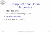 Computational Ocean Acoustics - MIT OpenCourseWare · PDF file•SEALAB Passive and Active Sonar Simulator. ... Passive Sonar ¾sealab –p Active Sonar ... 13.853 COMPUTATIONAL OCEAN