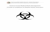 Ventura County Medical Waste Management: A Guide to ...docs.vcrma.org/images/pdf/eh/medical-waste/MW_handbook.pdf · Medical Waste Management Plan ... health care agencies, acupuncturists,