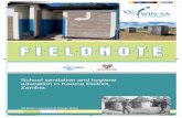 School sanitation and hygiene education in Kaoma · PDF fileSchool sanitation and hygiene education in Kaoma District, ... learning environment. ... ing lasting improvement not only