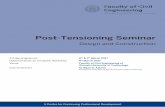 Post-Tensioning Seminar - ADAPT Corporationadaptsoft.com/resources/Post-Tensioning_Seminar_Warsaw_2017.pdf · Layout of Post-Tensioning Tendons and Detailing of ... Design and Construction