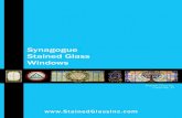 Synagogue Stained Glass Windows · PDF fileSynagogue Stained Glass Windows   903.454.8376 info@  Jewish stained glass art for Synagogues and homes